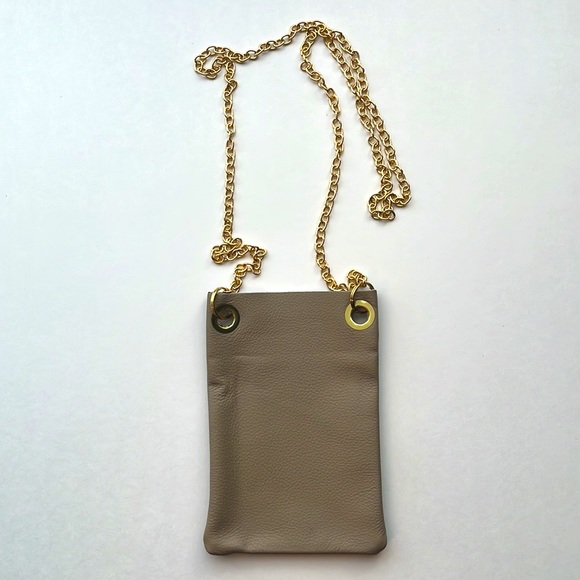 NEW Leather cell phone crossbody/pouch - Picture 2 of 9